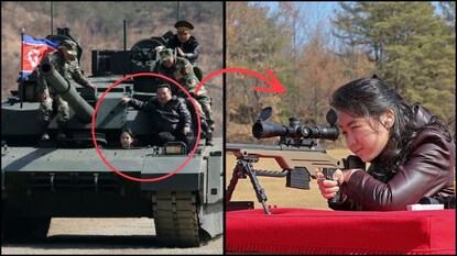 மகள் ஜூ ஏ உடன் வடகொரிய அதிபர் கிம் ஜாங் உன்