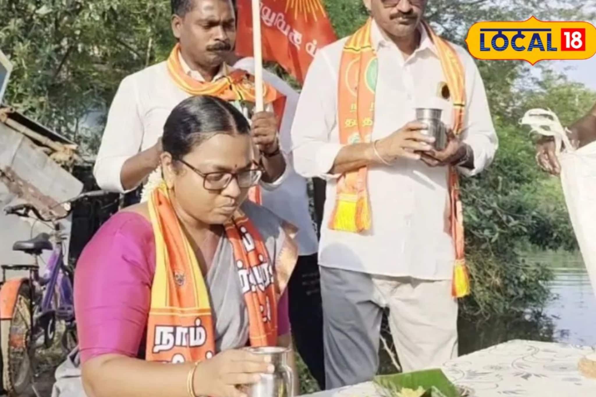 மக்கள் மாற்றத்தை எதிர்பார்க்கிறாங்க... பூரி சுட்டு வாக்கு சேகரித்த NTK வேட்பாளர்...