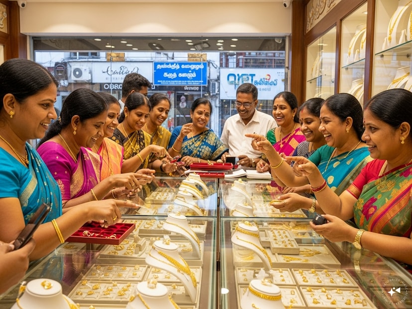 மீண்டும் இன்று (23.03.2026) மாலை வேளையில் ஆபரணத்தங்கத்தின் விலை அதிரடியாக குறைந்துள்ளதால் நகைப்பிரியர்கள் மிகுந்த மகிழ்ச்சியில் உள்ளனர். அதன்படி சவரனுக்கு ரூ.2,240 குறைந்து, ரூ.1,01,360க்கும், கிராமுக்கு ரூ.280 குறைந்து ரூ.12,670க்கும் விற்பனை செய்யப்படுகிறது. மீண்டும் இன்று (23.03.2026) மாலை வேளையில் ஆபரணத்தங்கத்தின் விலை அதிரடியாக குறைந்துள்ளதால் நகைப்பிரியர்கள் மிகுந்த மகிழ்ச்சியில் உள்ளனர். அதன்படி சவரனுக்கு ரூ.2,240 குறைந்து, ரூ.1,01,360க்கும், கிராமுக்கு ரூ.280 குறைந்து ரூ.12,670க்கும் விற்பனை செய்யப்படுகிறது.