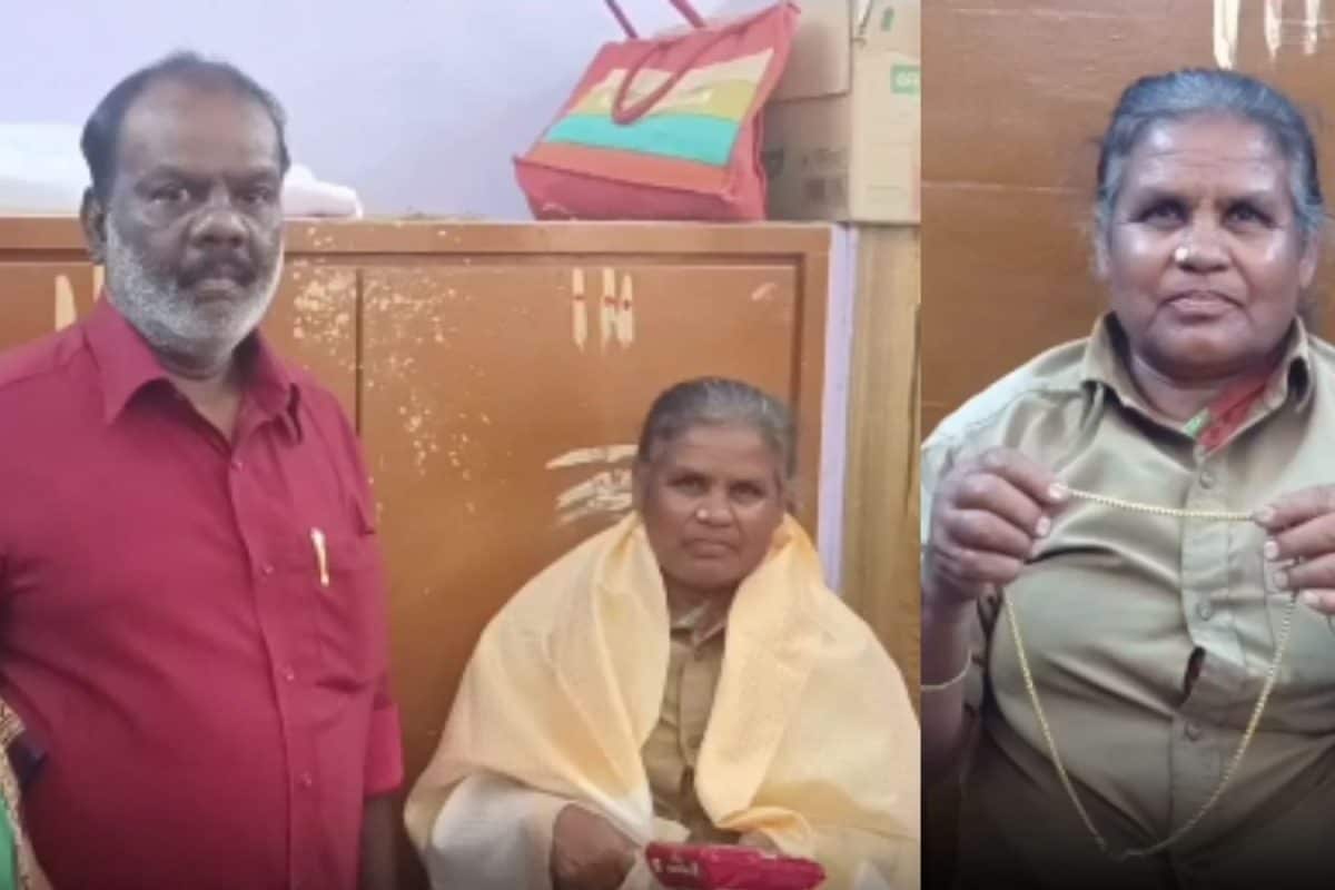 குப்பையில் வீசப்பட்ட 3 சவரன் தங்க சங்கிலி.. உரிமையாளரிடம் ஒப்படைத்த தூய்மை பணியாளர்.. குவியும் பாராட்டு..!