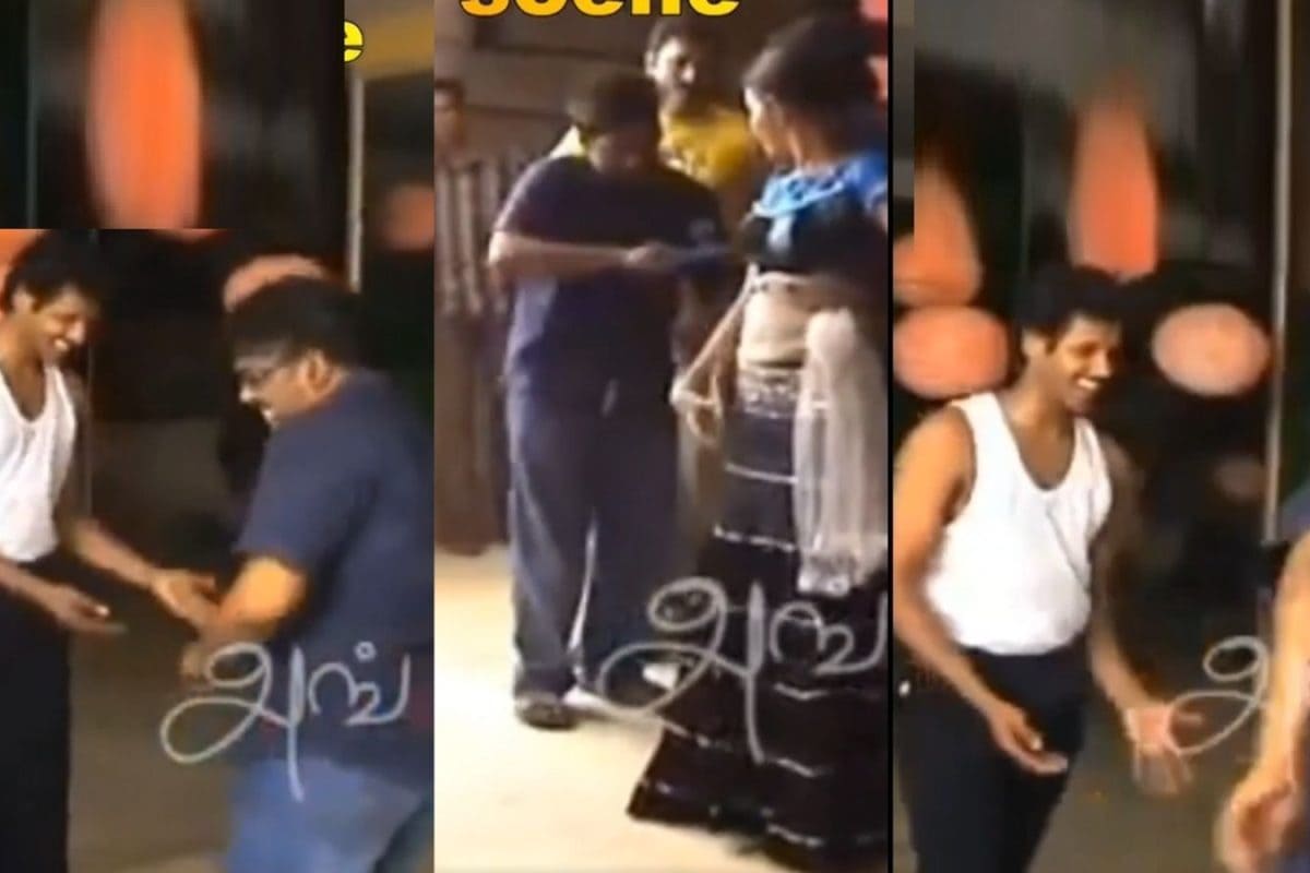அஞ்சலி உடன் ரொமான்ஸ்... ஹீரோவை அடித்த பிரபல இயக்குநர்.. டான்ஸ் ஸ்டெப் வீடியோ வைரல்!