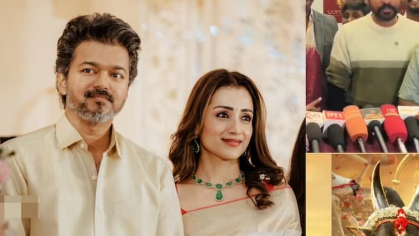  நடிகையுடன் விஜய் திருமணத்தை மீறிய உறவில் உள்ளதாக குற்றஞ்சாட்டி அவரது மனைவி சங்கீதா விவாகரத்து கோரியுள்ளார். இந்நிலையில் விஜயும் த்ரிஷாவும் ஒன்றாக திருமண நிகழ்ச்சியில் பங்கேற்றது சர்ச்சைக்குள்ளாகி உள்ளது. இதற்கிடையே, நிகழ்ச்சி ஒன்றில் பேசிய பார்த்திபன், குந்தவை இப்போது வீட்டுக்குள்ளேயே குந்தவைக்கப்பட்டால் நல்லது என்று குந்தவை கெட்டப்பில் காண்பிக்கப்பட்ட த்ரிஷா படம் குறித்து கருத்து தெரிவித்திருந்தார்.