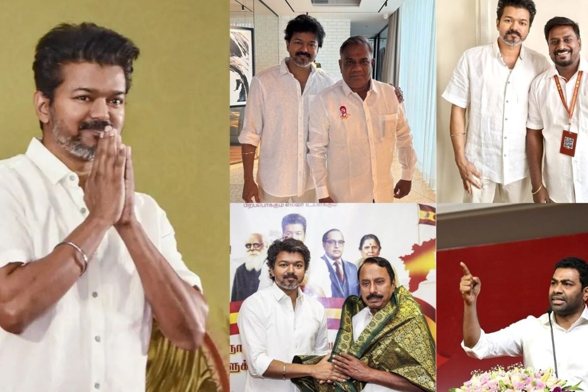 TVK Vijay | விஜய், என்.ஆனந்த் முதல் செங்கோட்டையன் வரை: தவெகவின் நட்சத்திர வேட்பாளர்கள்!