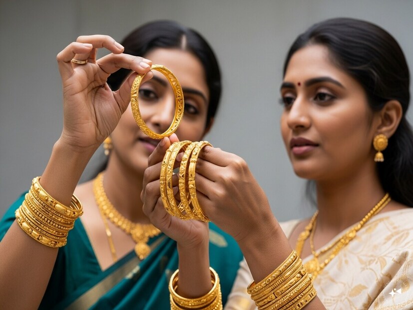  இதன் பிரதிபலிப்பாக தங்கம் விலை இன்று ஒரே நாளில் தாறுமாறாக உயர்ந்து நகை பிரியர்களின் வாயை பிளக்க செய்துள்ளது. அதன் படி 22 காரட் தங்கம் விலை இன்று ஒரே நாளில் கிராமுக்கு ரூ.1070 உயர்ந்து ஒரு கிராம் ரூ.15,400க்கும் சவரனுக்கு ரூ.8,560 உயர்ந்து ஒரு சவரன் ரூ.1,23,200க்கும் விற்பனை செய்யப்படுகிறது.