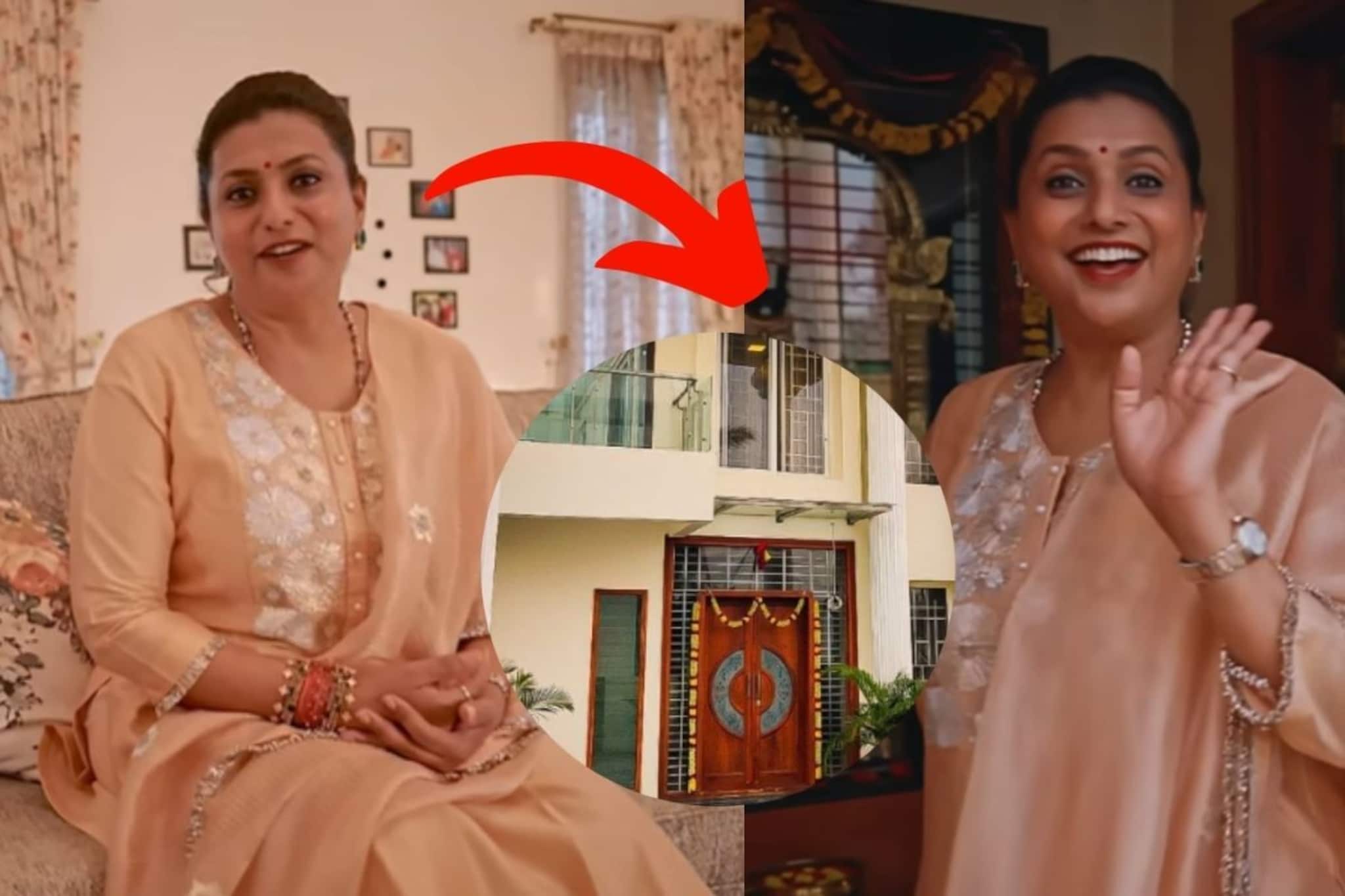 நடிகை ரோஜாவின் பிரம்மாண்ட வீடு இதுதான்.. வைரலாகும் வீடியோ.!