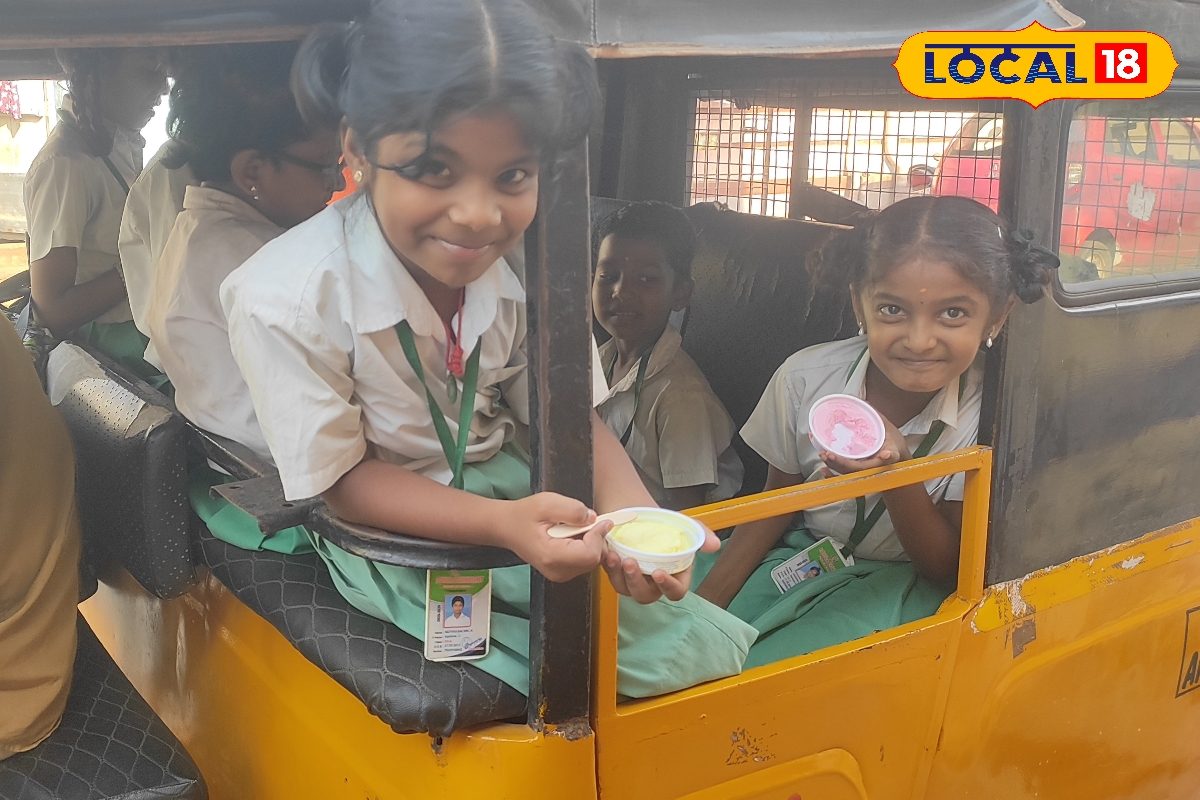 இந்த மனசு தான் சார் கடவுள்.. பள்ளி குழந்தைகளுக்கு ஐஸ்கிரீம் கொடுத்த ஆட்டோ டிரைவர்கள் !