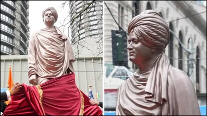 அமெரிக்காவில் விவேகானந்தர் சிலை