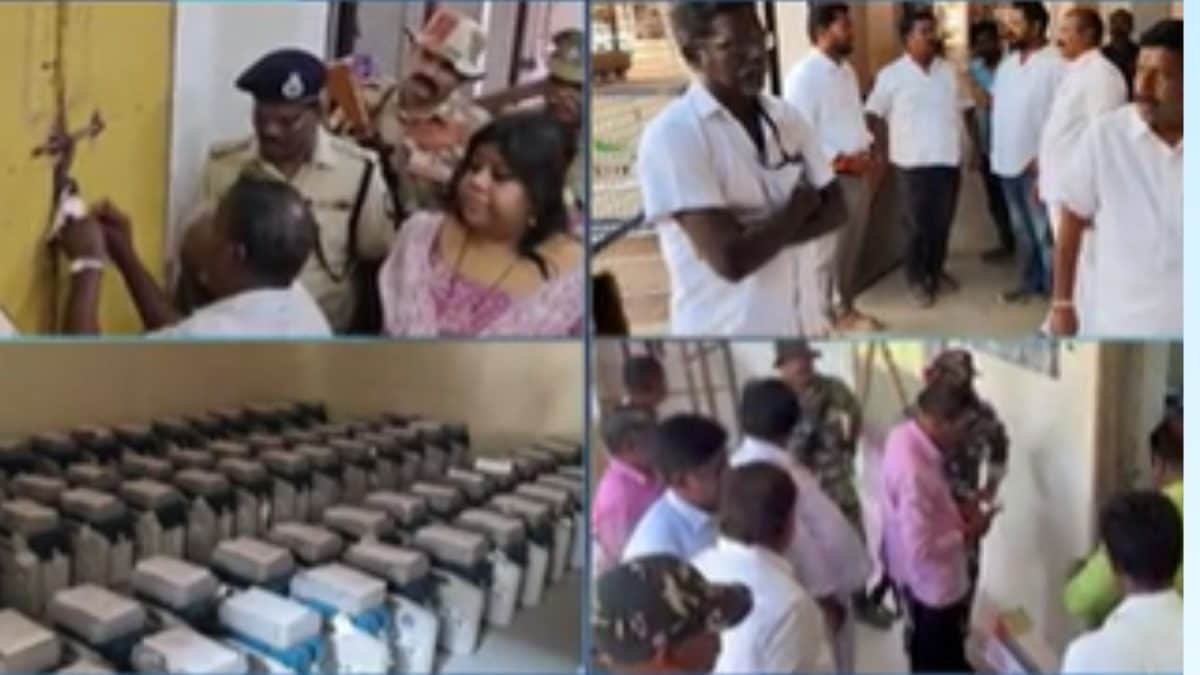 வாக்குப்பதிவு நிறைவு : சீல் வைக்கப்பட்ட இயந்திரங்களுக்கு 5 அடுக்கு பாதுகாப்பு...