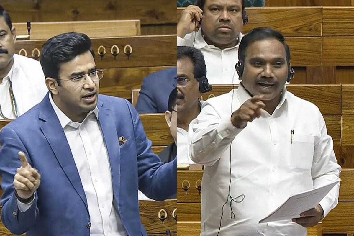 “தேசியவாதம் பற்றி தேஜஸ்வி சூர்யா எங்களுக்குப் பாடம் எடுக்கத் தேவையில்லை” – ஆ. ராசா எம்.பி.