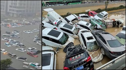 சீனாவில் கனமழையால் வெள்ளம்