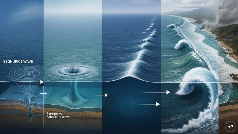  அதற்காக எல்லா நிலநடுக்கமும் சுனாமியை ஏற்படுத்துமா என்றால், இல்லை என்பதே பதில். சர்வதேச சுனாமி தகவல் மையம் மற்றும் NOAA-வின்படி, நிலநடுக்கம் கடலுக்கு அடியிலோ அல்லது கடற்கரைக்கு மிக அருகிலோ, அதுவும் 7.5 அல்லது அதற்கும் அதிகமான ரிக்டர் அளவு நிலநடுக்கம் ஏற்பட்டாலோ, அதிலும் கடலின் தரையை நகர்த்தும் அளவுக்கு ஆழமற்ற பகுதியிலோ (70 கி.மீ-க்கு உள்ளாக) நிலநடுக்கம் ஏற்பட்டால்தான் அது சுனாமியாக மாறும். எல்லாவற்றிற்கும் மேலாக, நிலத்தட்டுகள் கிடைமட்டமாக நகராமல், செங்குத்தாக (மேல்நோக்கி அல்லது கீழ்நோக்கி) இடம்பெயர்ந்தால் மட்டுமே கடல் நீர் பெருமளவில் தள்ளப்பட்டு சுனாமி அலைகள் உருவாகும்.