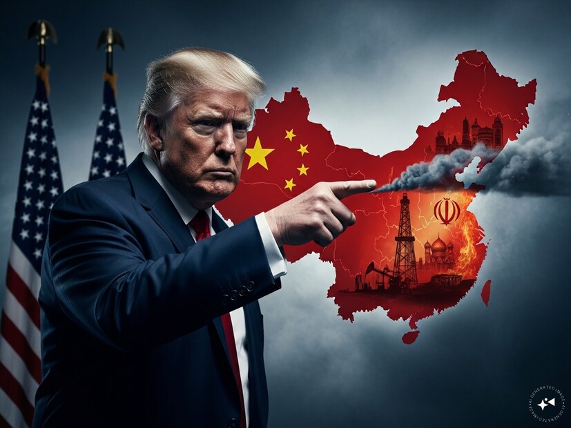  ஈரான் - அமெரிக்கா இடையிலான முதற்கட்ட சமாதான பேச்சுவார்த்தை தோல்வியடைந்த நிலையில், ஈரானின் ஹார்முஸ் நீரிணையை முழுமையாக முடக்கியுள்ளது அமெரிக்கா. இதனை, சீனா கடுமையாக எதிர்த்துள்ளது. காரணம், ஹார்முஸ் நீரிணை வழியாக வரும் எண்ணெய் தடைபட்டால் சீனாவின் பொருளாதாரம் பெரியளவில் முடங்கும். எனவே, “சீனாவின் வெளிப்புற விஷயங்களில் அமெரிக்கா தலையீடக் கூடாது” என எச்சரித்துள்ளது.