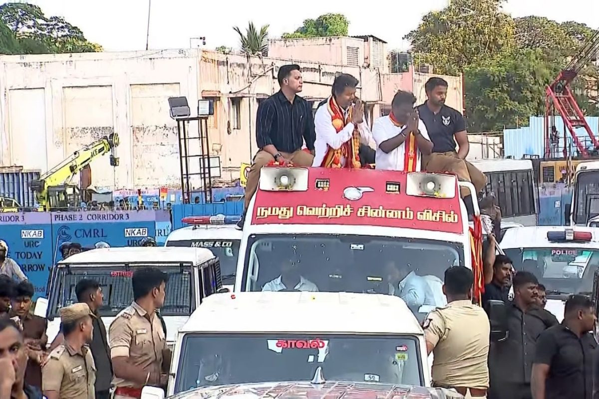TVK Vijay | எழும்பூர் தொகுதியில் தவெக தலைவர் விஜய் பிரச்சாரம் ரத்து... காரணம் என்ன?