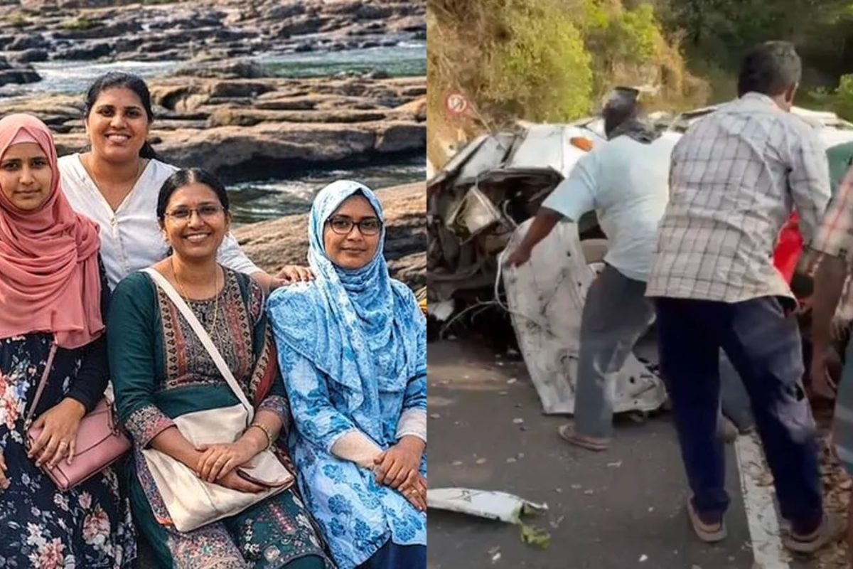 வால்பாறையில் சுற்றுலா வேன் கவிழ்ந்து கேரளாவை சேர்ந்த 7 ஆசிரியைகள் உள்பட 9 பேர் உயிரிழப்பு