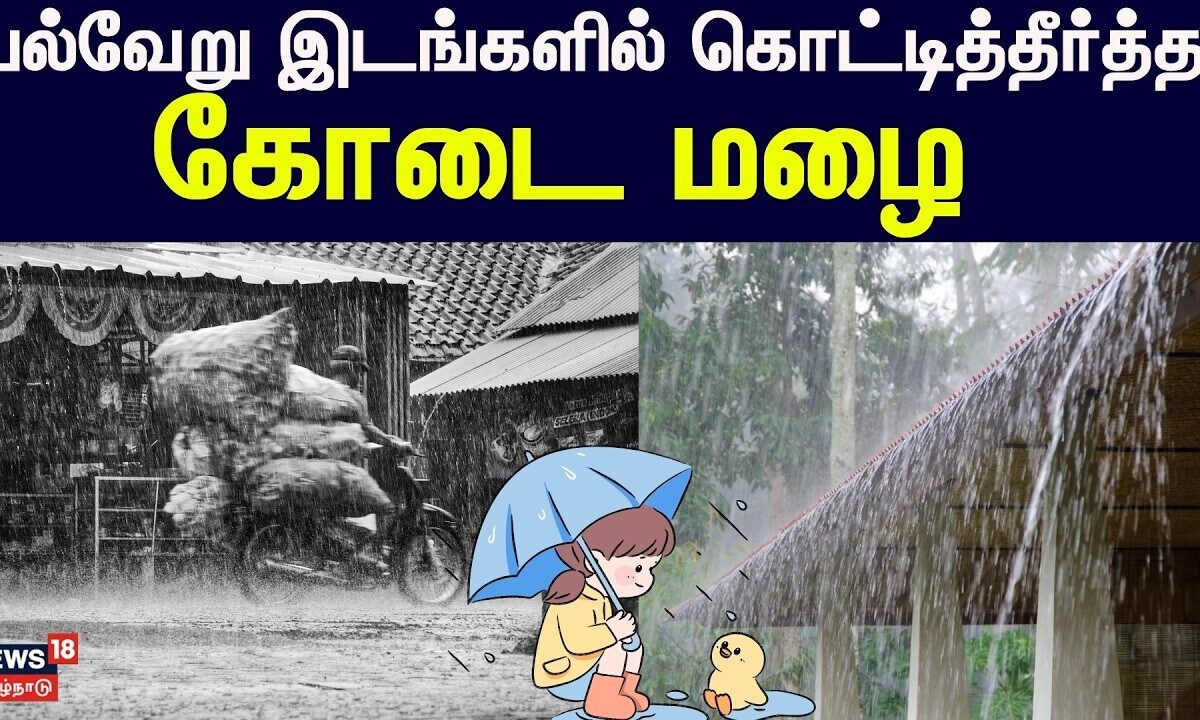 TN Rain Update | பல்வேறு இடங்களில் கொட்டித்தீர்த்த கோடை மழை | Nagapattinam | Rain News | Weather