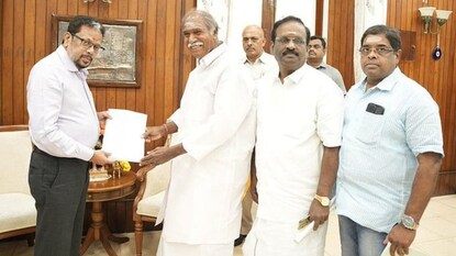 புதுச்சேரி முதலமைச்சர் ரங்கசாமி