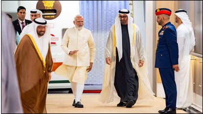 அமீரகம் சென்றுள்ள பிரதமர் மோடி