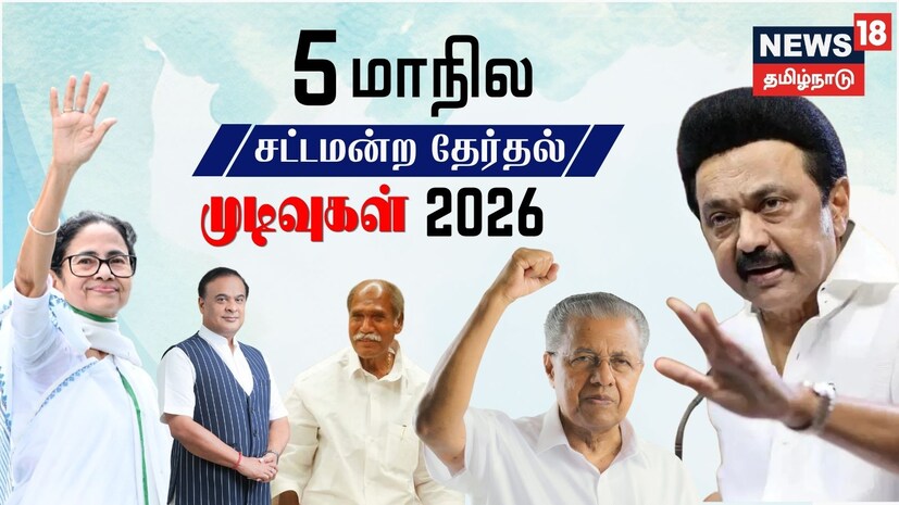 இன்றைய தினம் (மே 4, 2026) தமிழ்நாடு, மேற்குவங்கம், கேரளம், அசாம், புதுச்சேரி ஆகிய மாநிலங்களில் தேர்தல் முடிவுகள் வெளியாகி வருகின்றன. இதில் நடந்த முக்கியமான சில வெற்றி முகங்கள், சுவாரஸ்ய சம்பவங்கள் குறித்து இங்கே பார்க்கலாம்.