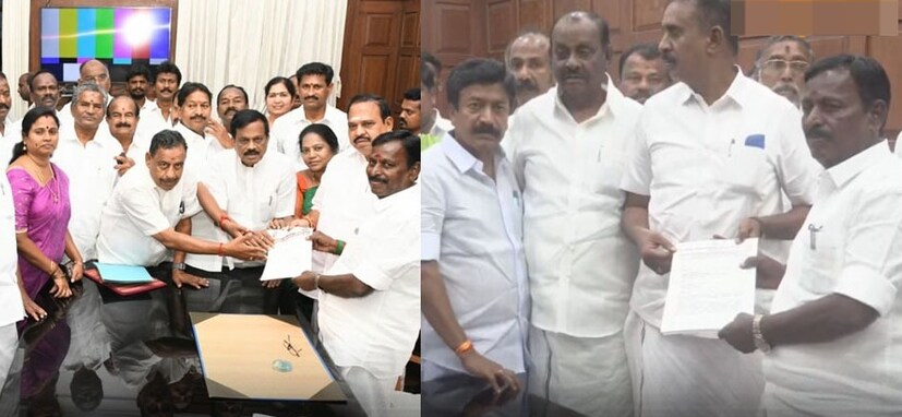  அதிமுக சட்டமன்ற குழு தலைவராக எடப்பாடி பழனிசாமியை ஆதரித்து ஒரு தரப்பும், எஸ்பி வேலுமணியை ஆதரித்து மற்றொரு தரப்பும் தற்காலிக சபாநாயகரிடம் கடிதம் வழங்கியதால் அதிமுக இரண்டாக உடைந்தது வெட்டவெளிச்சமானது. அதிமுக பிளவுபட்டதன் பின்னணியில் யார்?