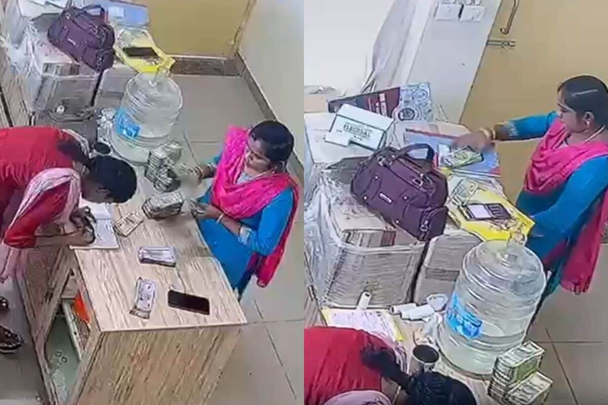 திருச்செந்தூர் கோவிலில் ரூ.25 லட்சம் முறைகேடு.. பணக்கட்டை பைக்குள் வைக்கும் பெண் சிசிடிவி வீடியோ