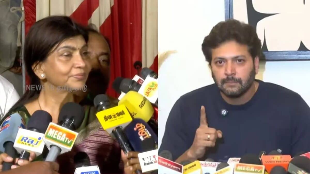 Ravi Mohan | யார் அந்த மூன்றெழுத்து இட்லி நடிகை…? ஆர்த்தி ரவி தாயார் அளித்த பதில்!