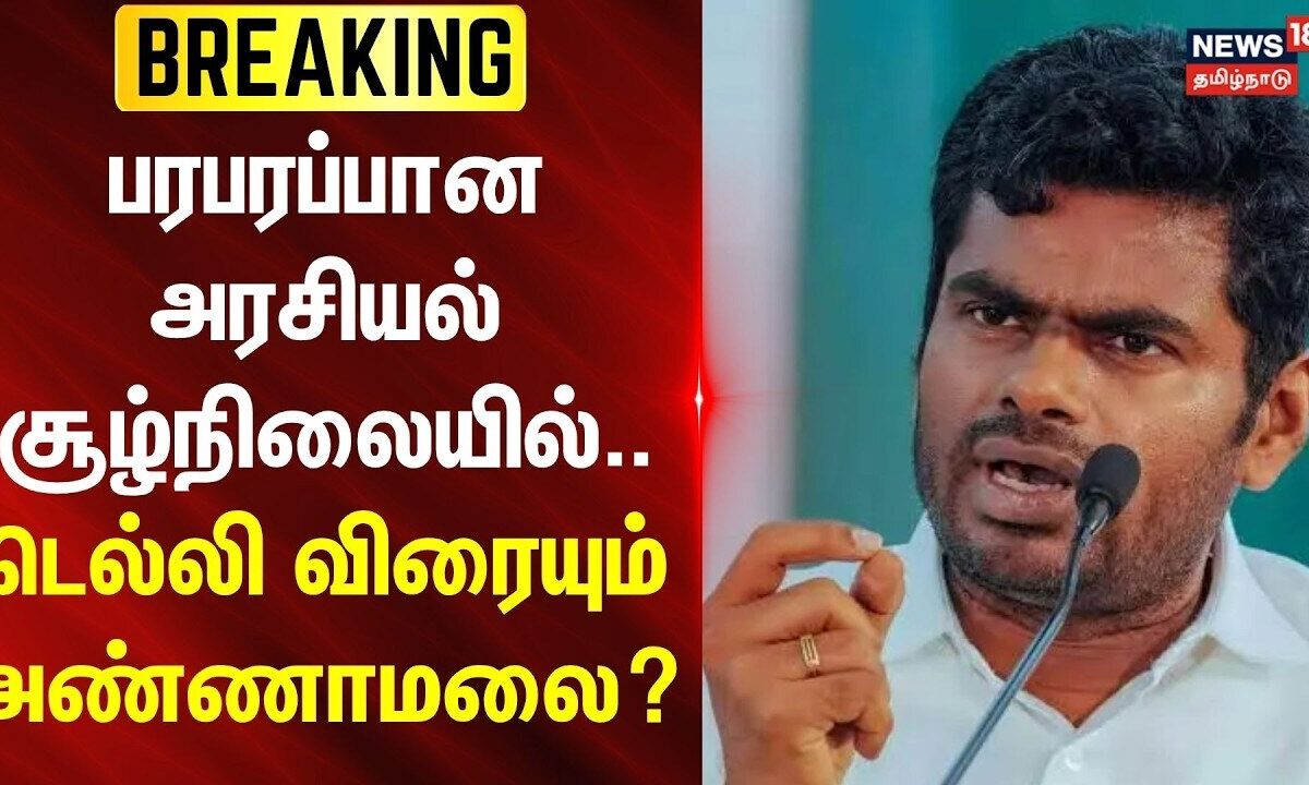 BJP | Annamalai | Delhi | பரபரப்பான அரசியல் சூழ்நிலையில்.. டெல்லி விரையும் அண்ணாமலை.?