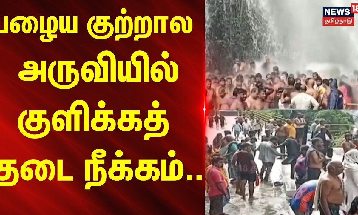 Courtallam Falls | பழைய குற்றால அருவியில் குளிக்கத் தடை நீக்கம்.. | News18Tamilnews
