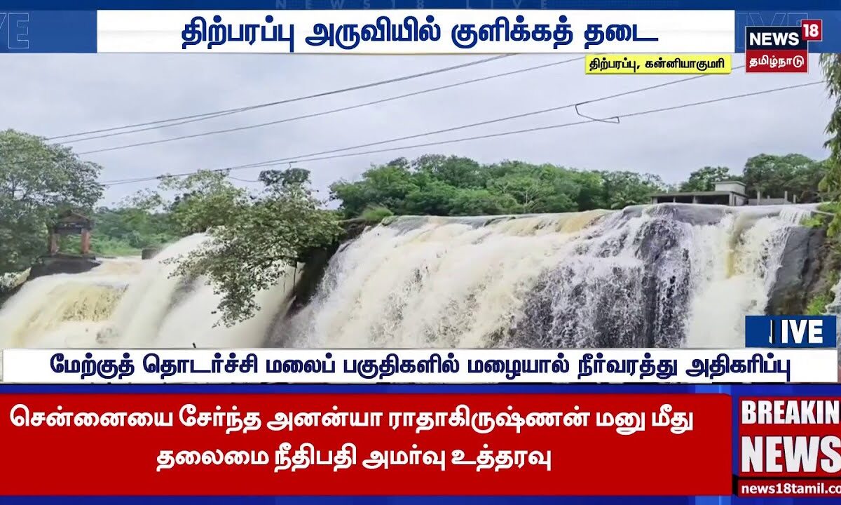Thirparappu | Waterfall | Kanyakumari | Tourism Alert | Rain