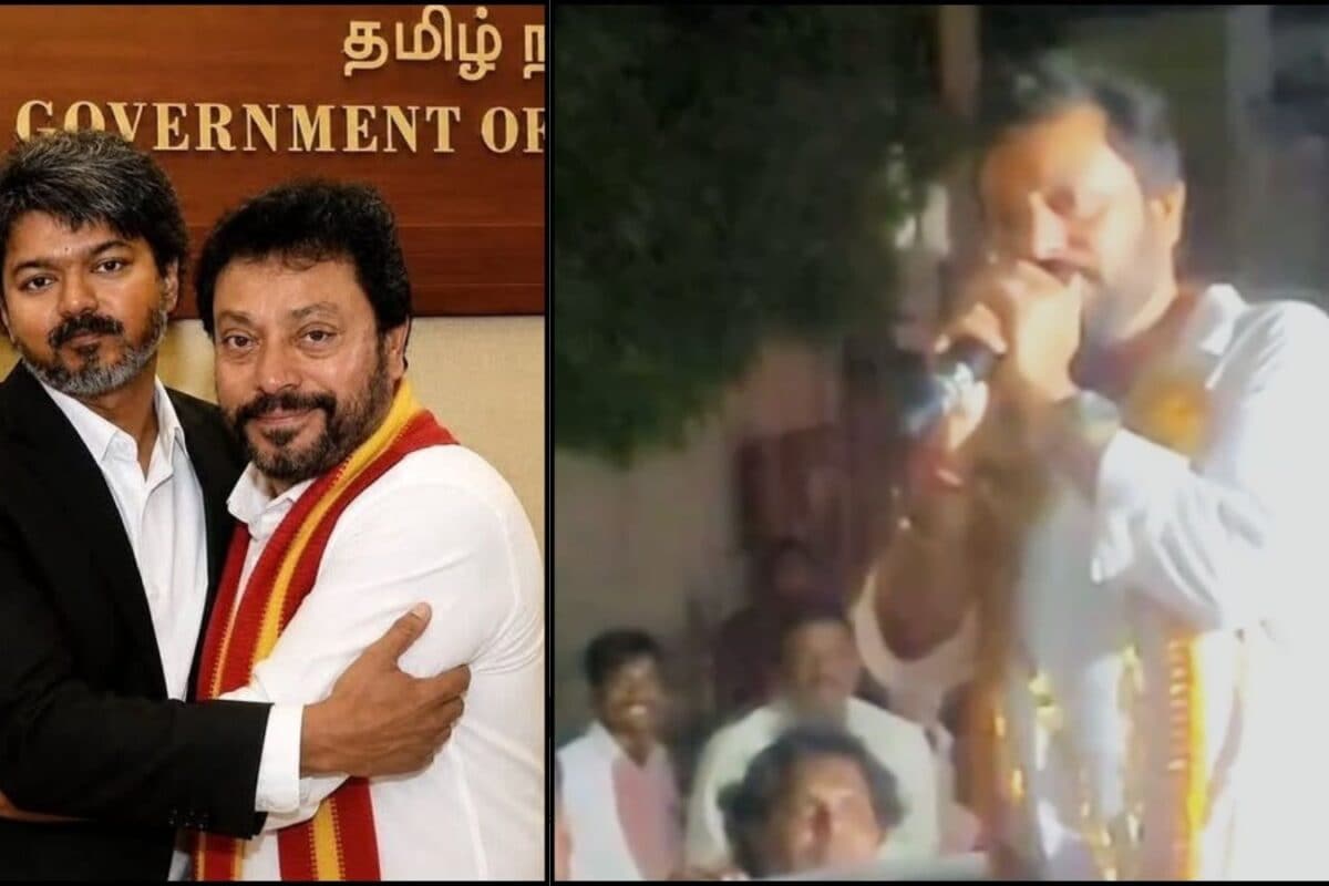 தொகுதி தெரியாமல் குழப்பம்... வைரலாகும் தவெக அமைச்சர் ஸ்ரீநாத்தின் வீடியோ! என்ன நடந்தது?