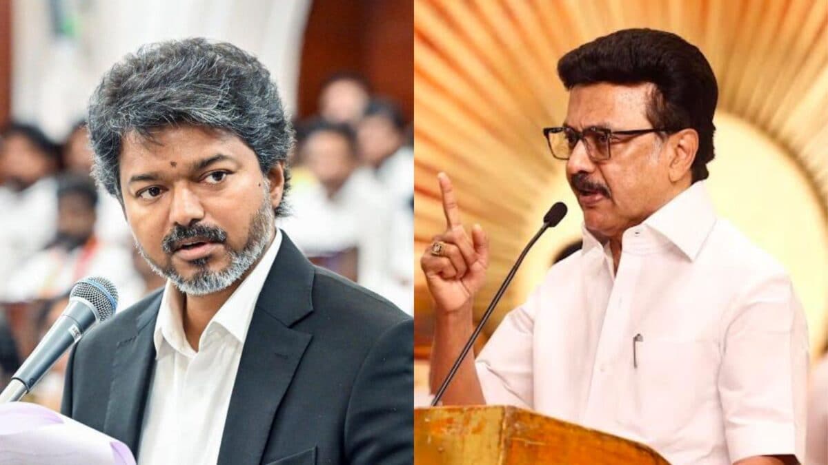 “திமுகவை அடித்துக்கொள்ள ஆளே இல்லை… விதி வலியதன்றோ?” – ஸ்டாலினுக்கு தவெக பதில்