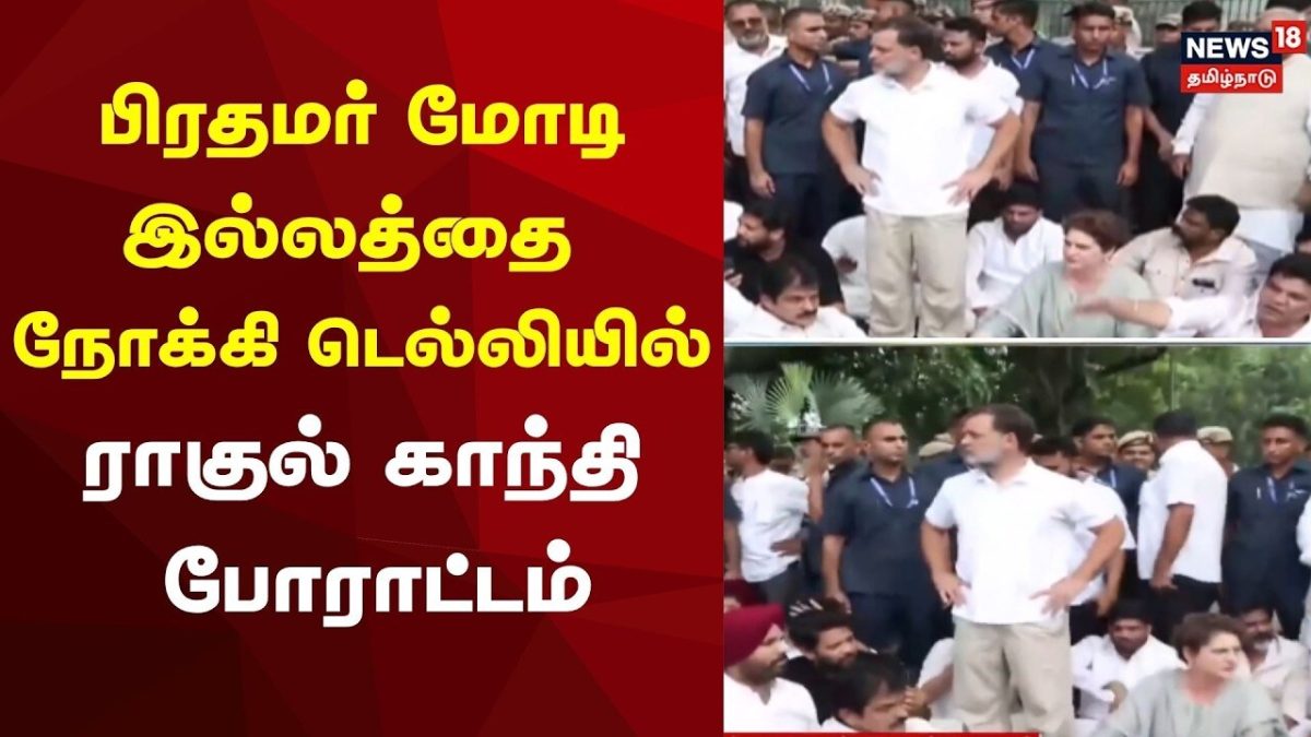 Rahul Gandhi Protest in Delhi | டெல்லியில் ராகுல் காந்தி போராட்டம்! | NEET