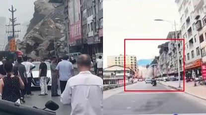 சீனாவில் பயங்கர நிலச்சரிவு சீனாவில் பயங்கர நிலச்சரிவு