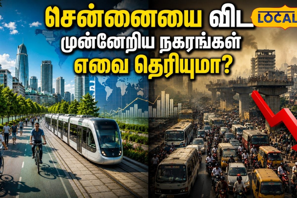 வாழத் தகுதியான நகரங்கள் பட்டியல் 2026... சென்னைக்கு எத்தனையாவது இடம் தெரியுமா..?