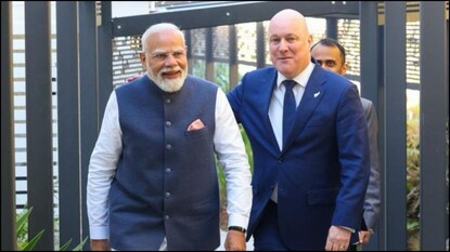 நியூசிலாந்தில் பிரதமர் மோடி
