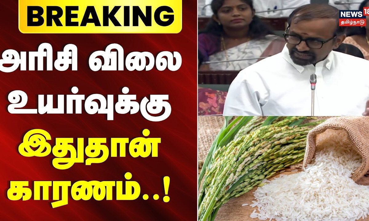 TN Assembly | அரிசி விலை உயர்வுக்கு இதுதான் காரணம்..! | Minister Venkataramanan Speech