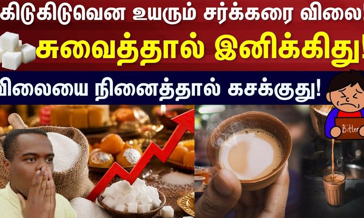 Sugar Price | கிடுகிடுவென உயரும் சர்க்கரை விலை!- சுவைத்தால் இனிக்கிது! - விலையை நினைத்தால் கசக்குது!