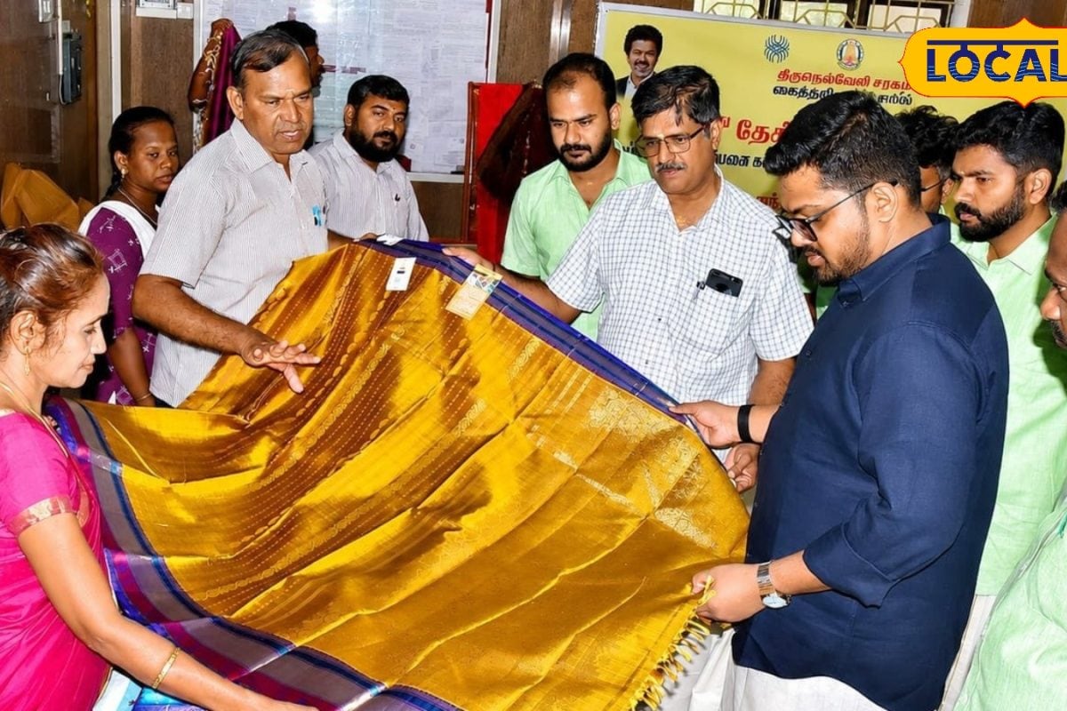 கைத்தறியில் பூக்கும் பூக்கள்... திருநெல்வேலியின் செடி புட்டா சேலைக்கு செம டிமாண்ட்