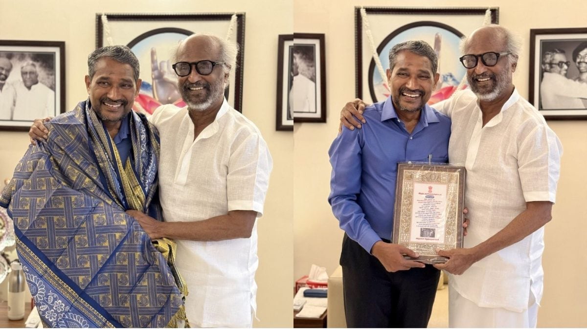 “திரை உலகின் சூப்பர் ஸ்டார்..” - நடிகர் ரஜினிகாந்தை சந்தித்து வாழ்த்து பெற்ற அமைச்சர் வன்னியரசு!