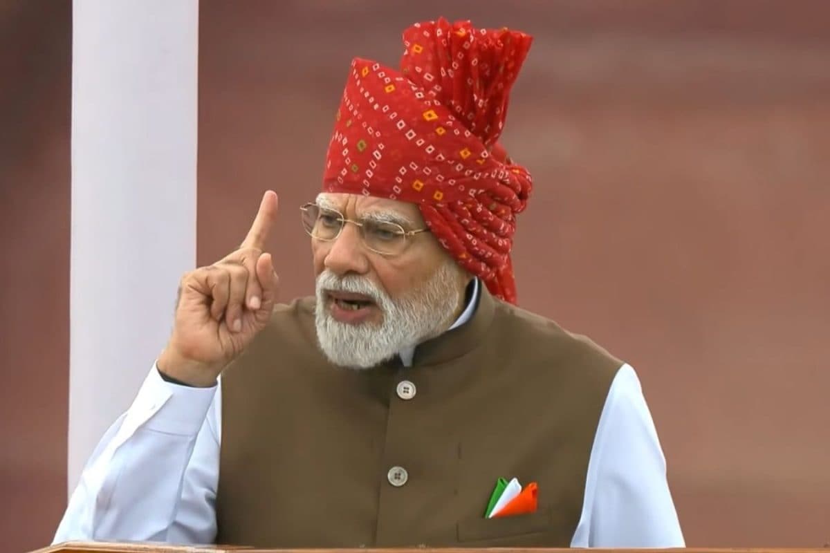 ”கடந்த 12 ஆண்டுகளாக இந்தியா வரலாற்று சாதனை படைத்துள்ளது“ செங்கோட்டையில் பிரதமர் மோடி உரை