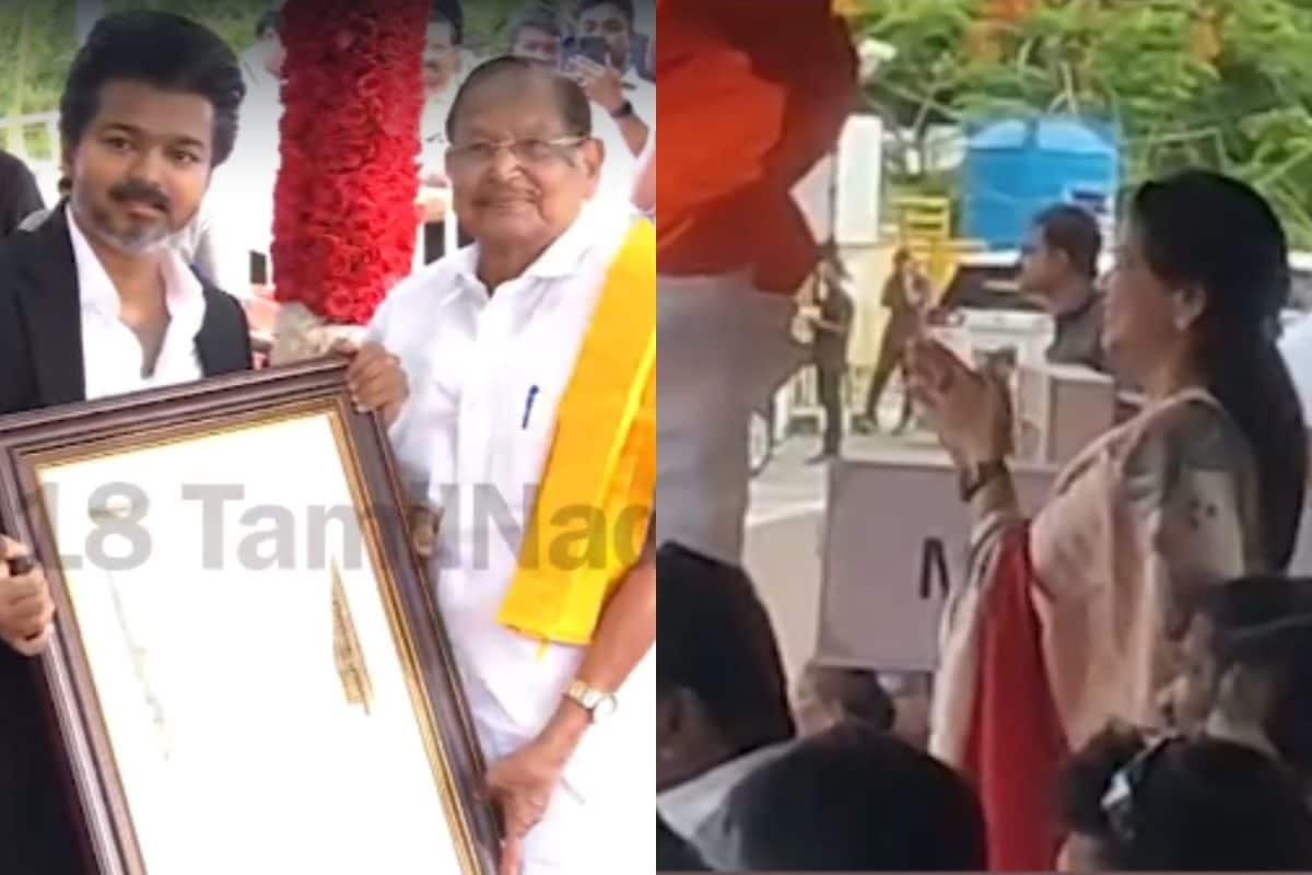 தகைசால் தமிழர் விருது பெற்ற தந்தை.. கைத்தட்டி மகிழ்ந்த சௌமியா அன்புமணி
