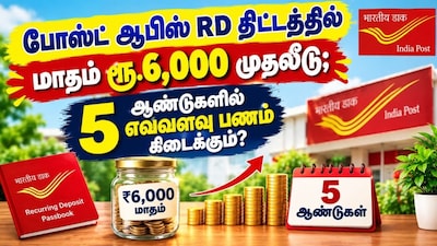 Post Office RD: Invest Rs 6,000 Monthly, Get Rs 4.28 Lakhs in 5 Years!