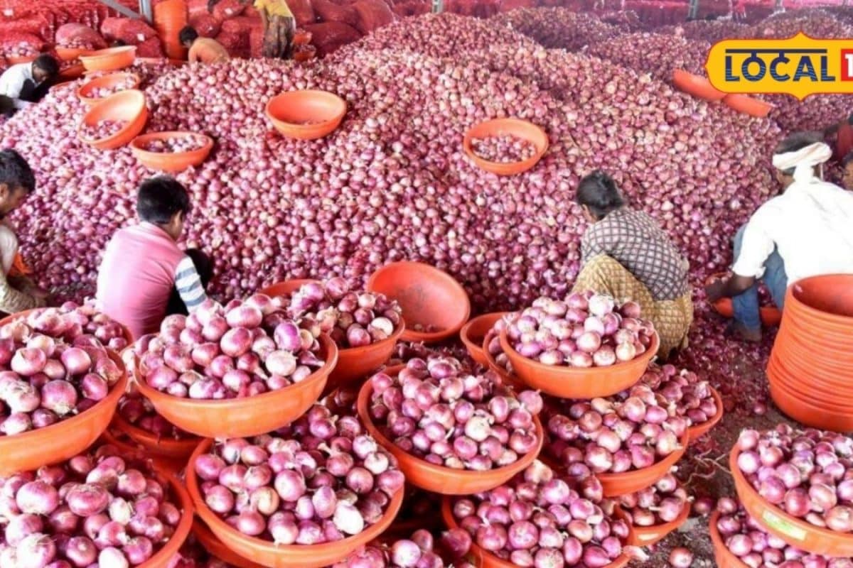 கிடுகிடுவென உயர்ந்த வெங்காயம் விலை..! சென்னைக்கு ரயிலில் வந்த 848 டன் வெங்காயம்..!