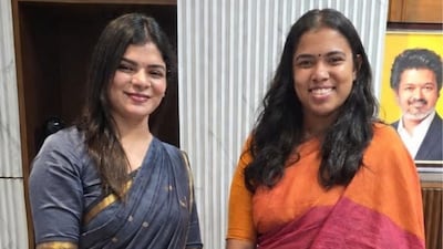 தவெக எம்எல்ஏ கனிமொழி சந்தோஷ்