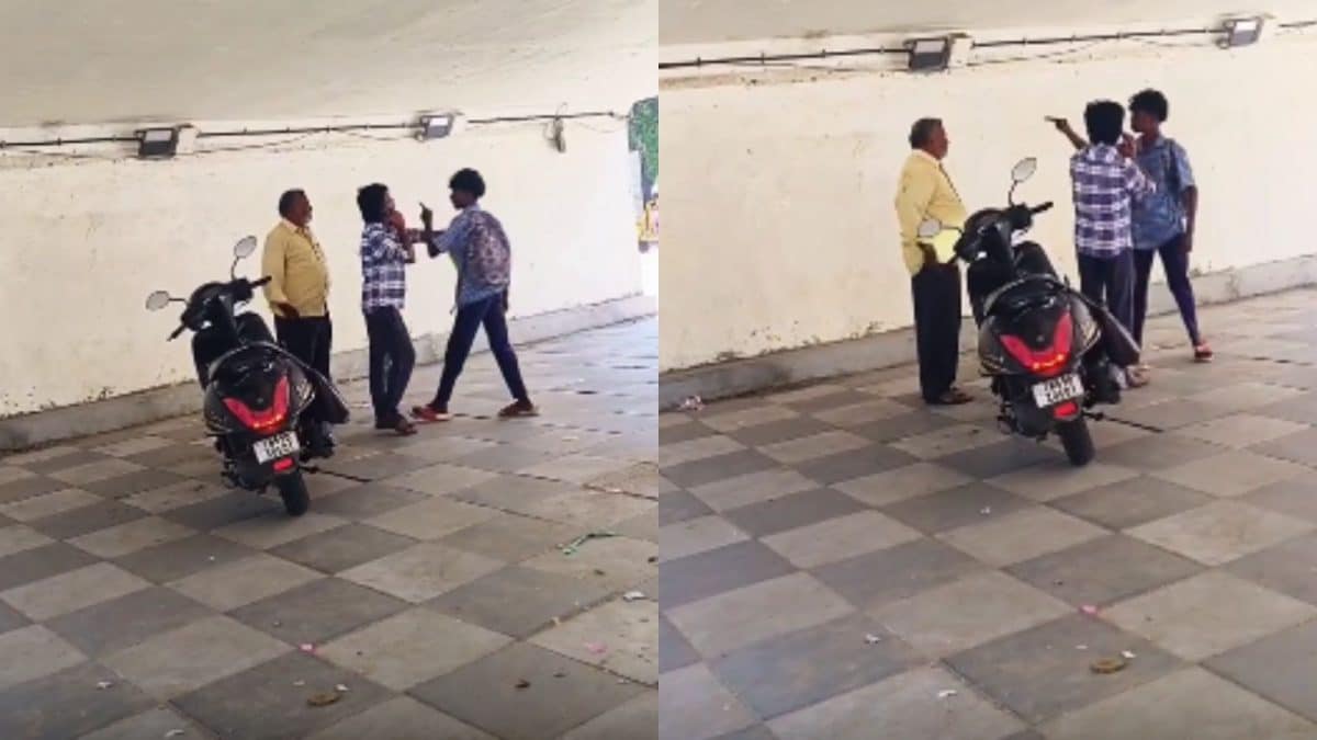 மதுரையில் முதியவரை தாக்கி கொலை மிரட்டல் விடுத்த பள்ளி மாணவன்... வீடியோ வைரல்