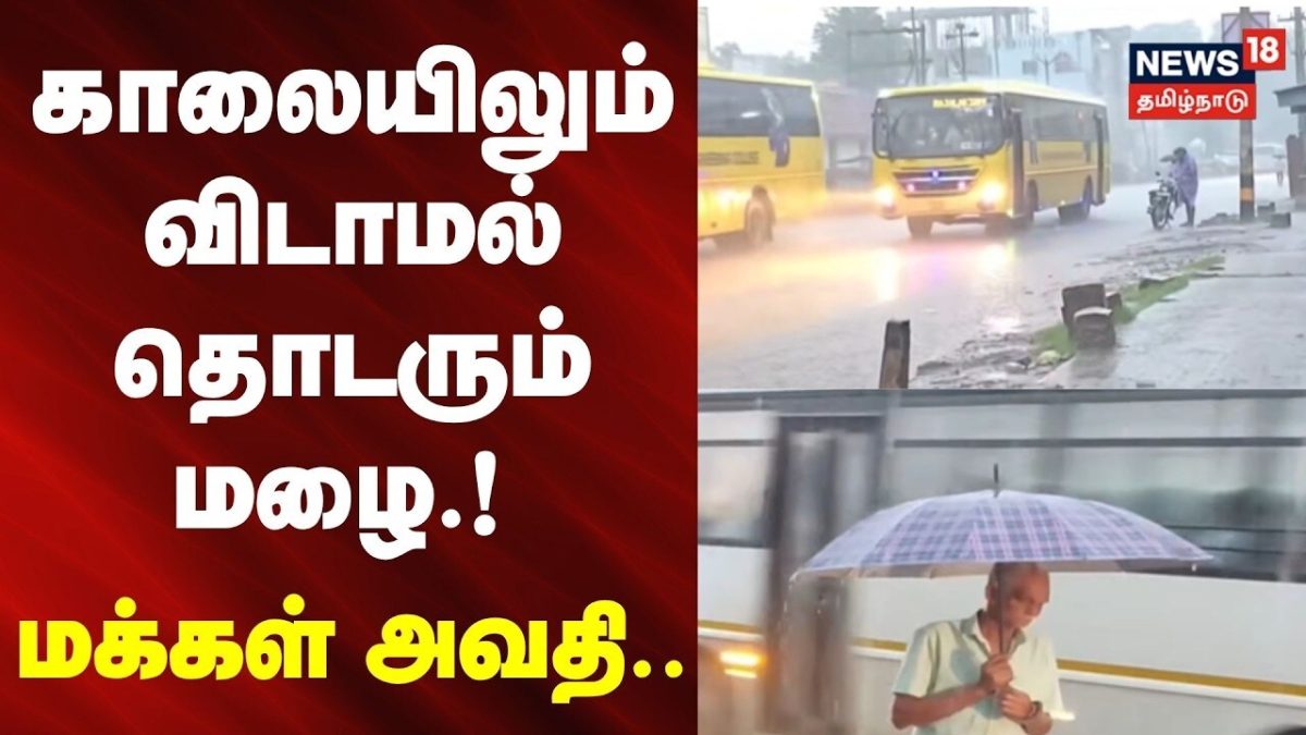 BREAKING | காஞ்சிபுரத்தில் தொடரும் மழை.. | News18Tamilnadu
