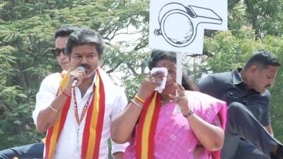 CM Vijay Warns: "Talk About Me, Not Our Sisters!" at Dharapuram Road Show