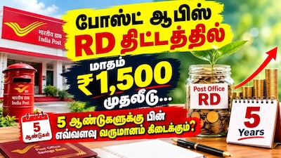 Post Office RD Scheme: Invest Rs 1,500 Monthly To Get High Returns