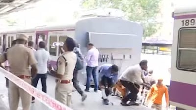 Electric Train Derails at Chennai Fort Station: Passengers Suffer Amid Service Disruption!