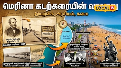 சென்னை மக்களின் இதயத்துடிப்பான மெரினா... இந்த கடற்கரை உருவானது வரலாறு தெரியுமா..?