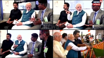 மெட்ரோ ரயிலில் பிரதமருடன் முதலமைச்சர்